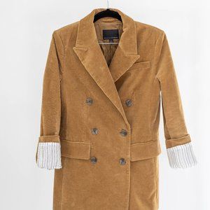 Light Brown Corduroy Blazer Jacket by Banana Republic